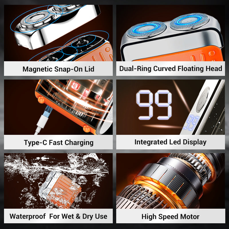 🔥Hot Sale 49% Off🔥Magnetic Rechargeable Electric Razor