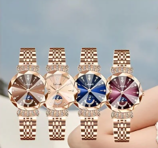 💎👑Goddess Day Special Offer 50% OFF🌟 Women's Luxury Shiny Waterproof Stainless Steel Watch - Elegant Style, Dazzling Shine, Perfect Gift!