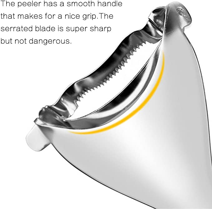 2 Counts Corn Peeler, Stainless Steel Corn Stripper Tool for Efficient Corn Kernel Removal