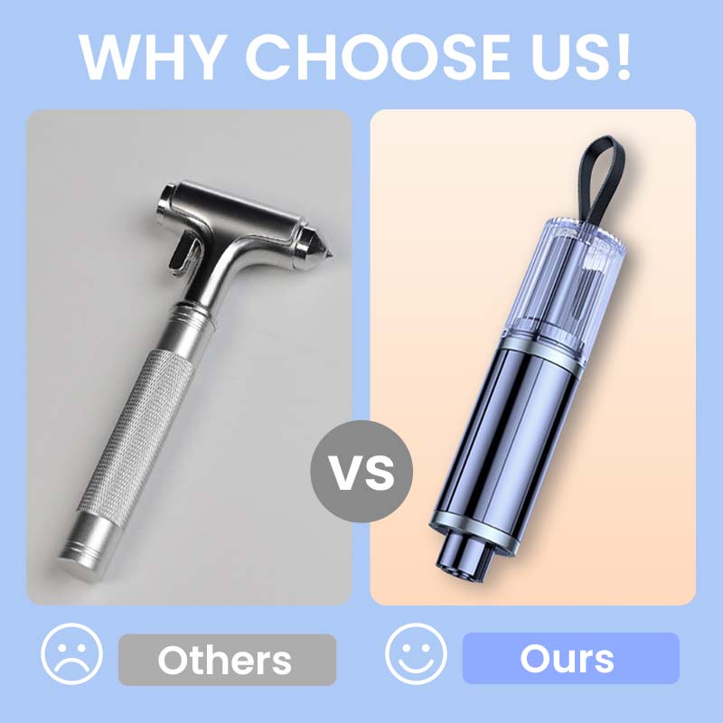 š„BUY 2 get 1 free š„Emergency Car Window Breaker Seatbelt Cutter Tool