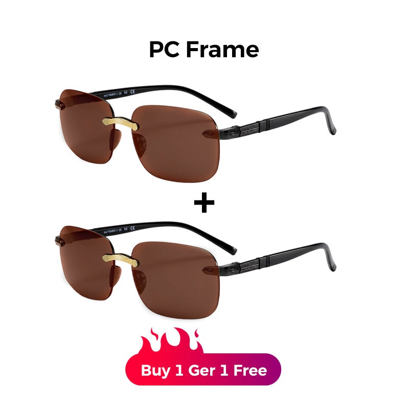 🔥Buy 1 Get 1 Free🎁Men's Stylish Frameless High Definition Polarized Sunglasses