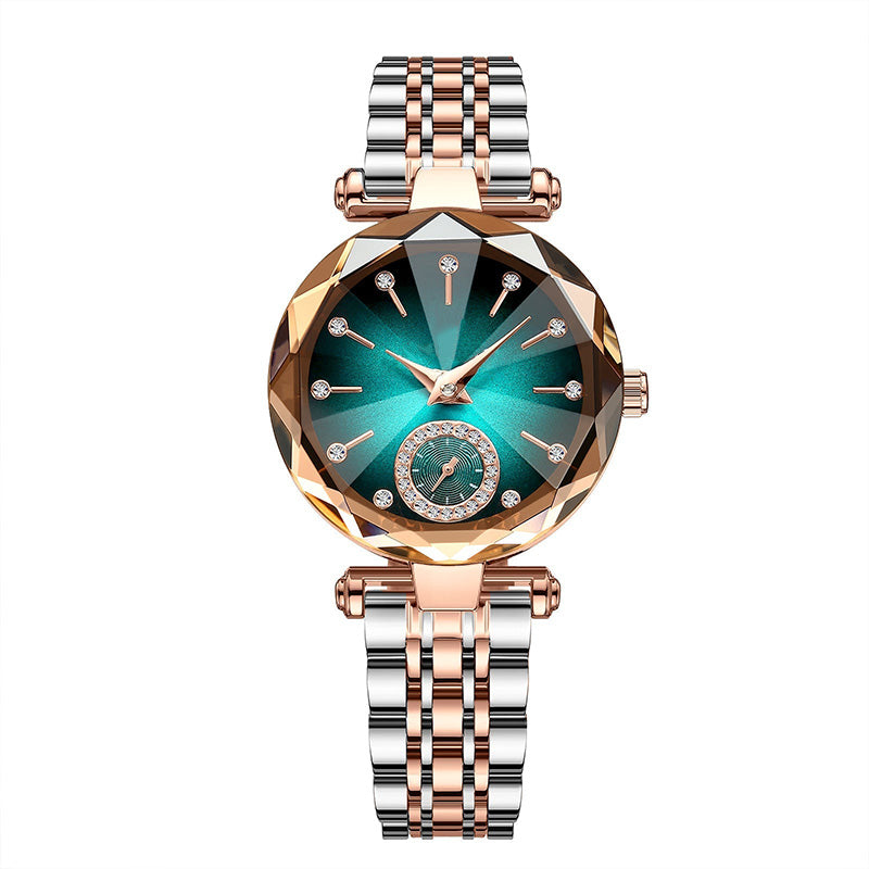 💎👑Goddess Day Special Offer 50% OFF🌟 Women's Luxury Shiny Waterproof Stainless Steel Watch - Elegant Style, Dazzling Shine, Perfect Gift!