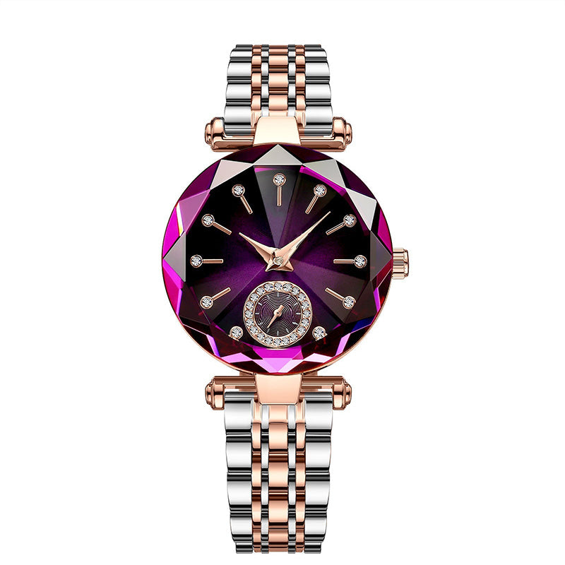 💎👑Goddess Day Special Offer 50% OFF🌟 Women's Luxury Shiny Waterproof Stainless Steel Watch - Elegant Style, Dazzling Shine, Perfect Gift!