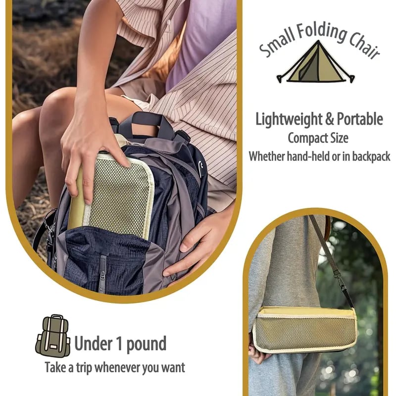 ✨Flash Sale 50% OFF✨Foldable Backpack Stool🎒🪑