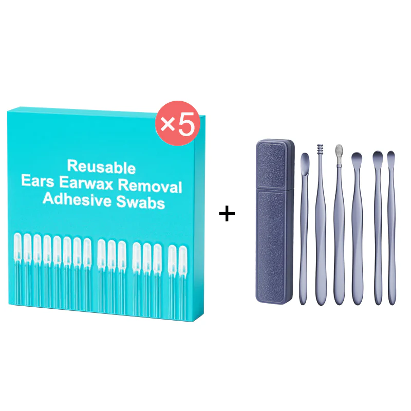 2026 Trending🔥HOT SALE👂🏻Reusable Earwax Removal Adhesive Swabs