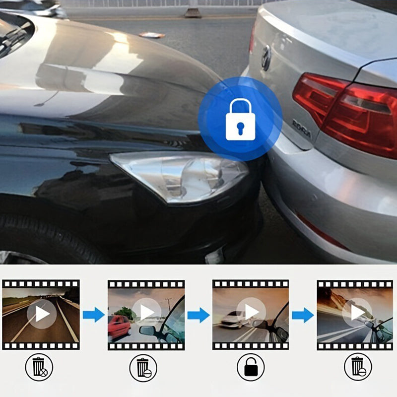 ๐๐น Drive Smarter with Our 170ยฐ Wide-Angle Dash Cam โ Dual Lens, 1080p Clarity!