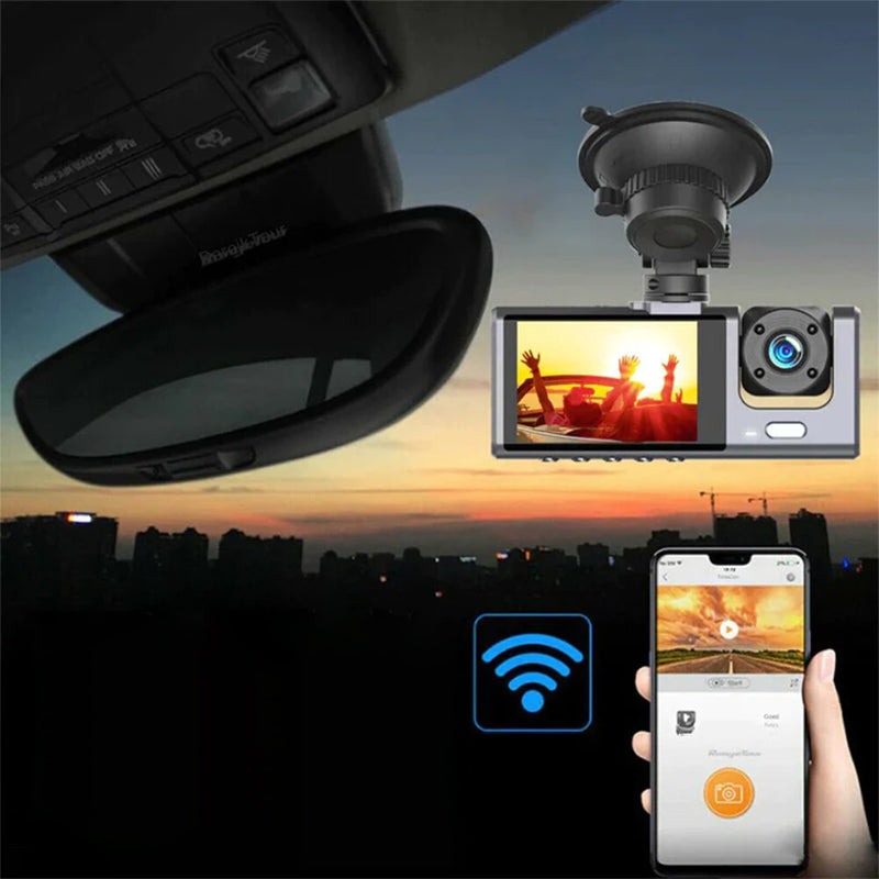 ๐๐น Drive Smarter with Our 170ยฐ Wide-Angle Dash Cam โ Dual Lens, 1080p Clarity!