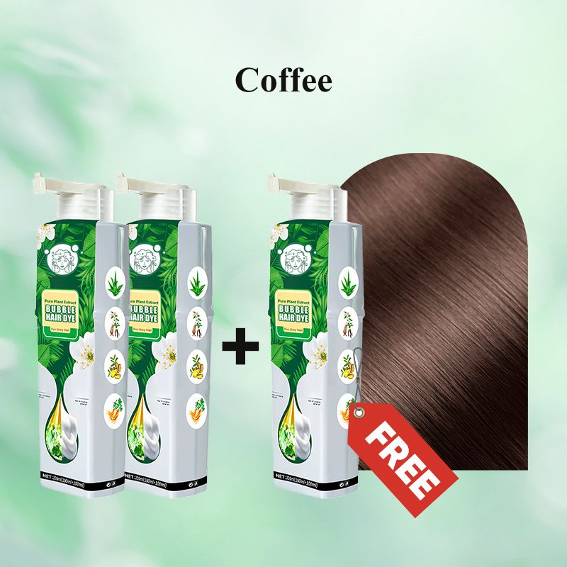 🌱Pure Plant Extract Bubble Hair Dye For Gray Hair