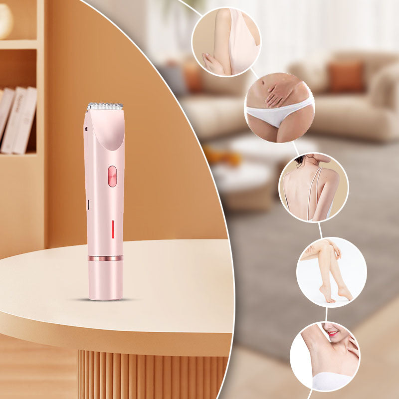 💥SUMMER SALE 50% OFF💥✨【Dual-Head Epilator】IPX7 Waterproof - Hair Removal & Trimming | 21-Day Silky Skin 🦵 💎 Cordless Design | 🌿 Hypoallergenic