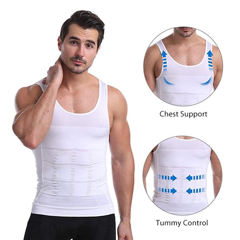 🔥2025 HOT SALE 🔥Men's Slimming Tummy Control Chest Undershirt Shapewear