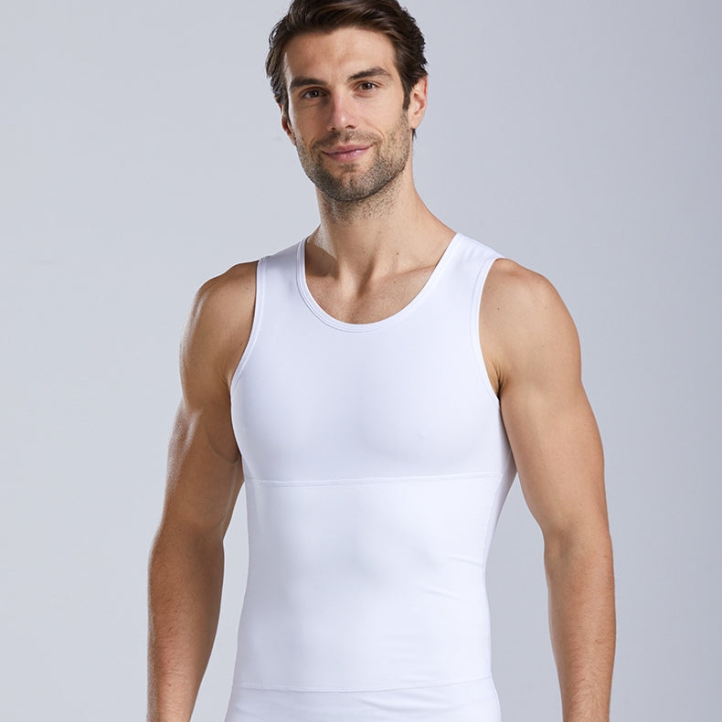 🔥2025 HOT SALE 🔥Men's Slimming Tummy Control Chest Undershirt Shapewear