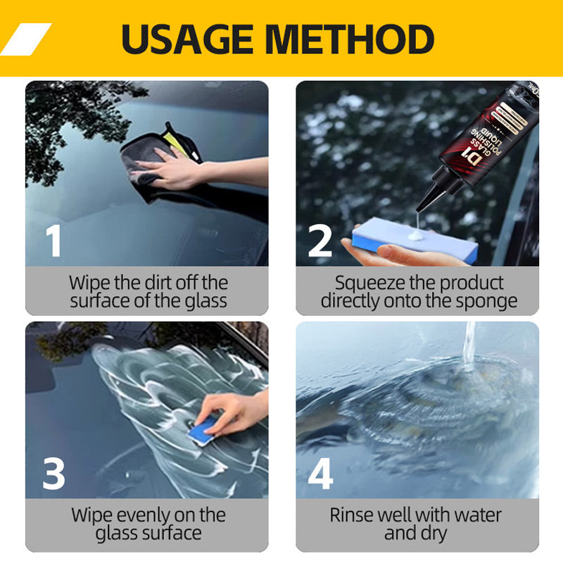 🔥More You Buy🔥Up To 50% Off!!⏰ Auto Glass Scratch Care Polishing Fluid