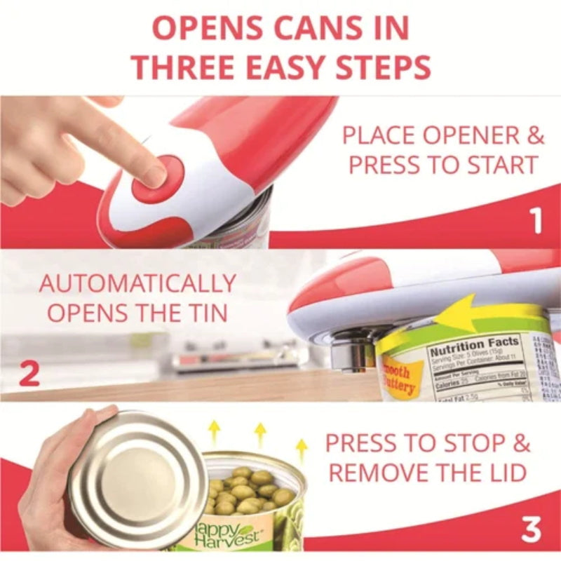 One-Touch Electric Automatic Can Opener