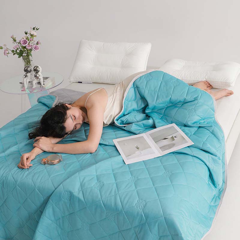 🌙Last Day 60% OFF-❄️Breathable Printed Washable Summer Cooling Comforter💤