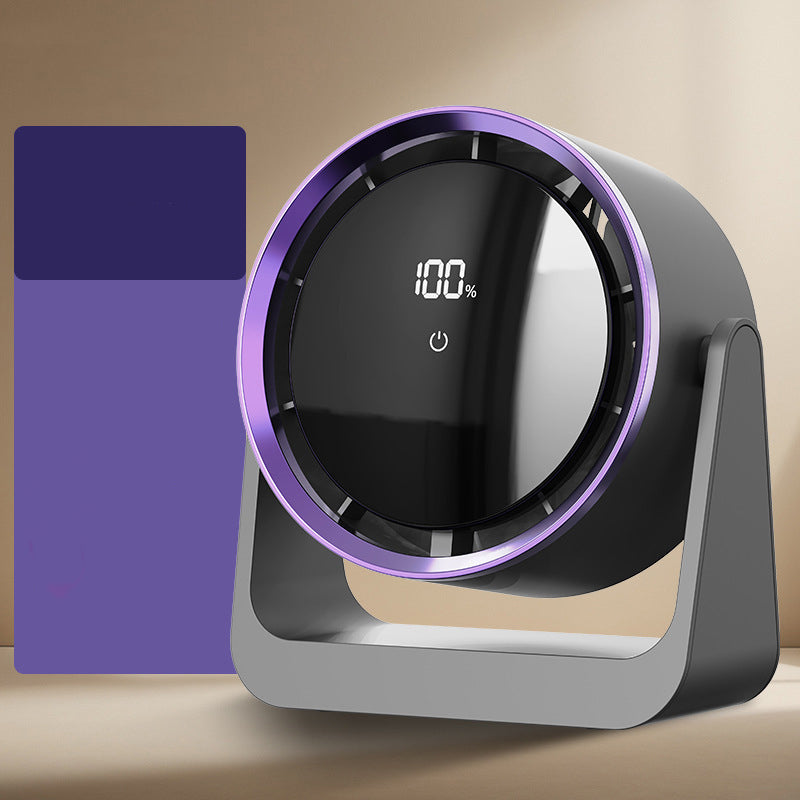 Strong Wind Ultra Quiet Portable Rechargeable USB Desk Fan