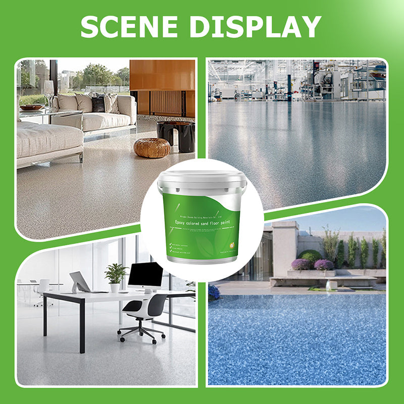 🔥Epoxy Colored Quartz Self-leveling Floor Coating