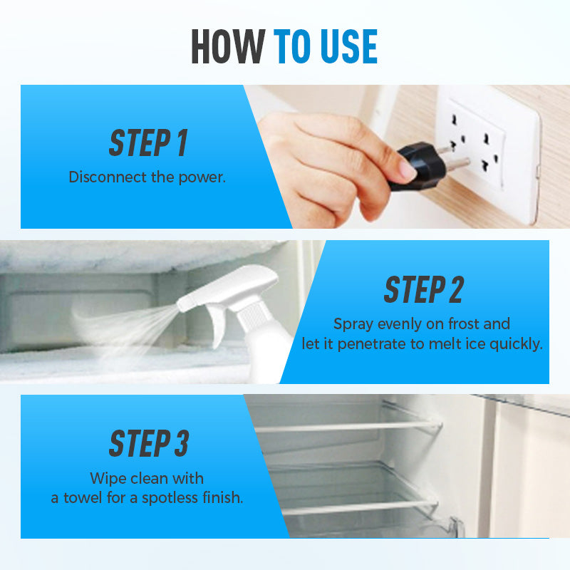 Powerful & Convenient Refrigerator Defrosting Spray