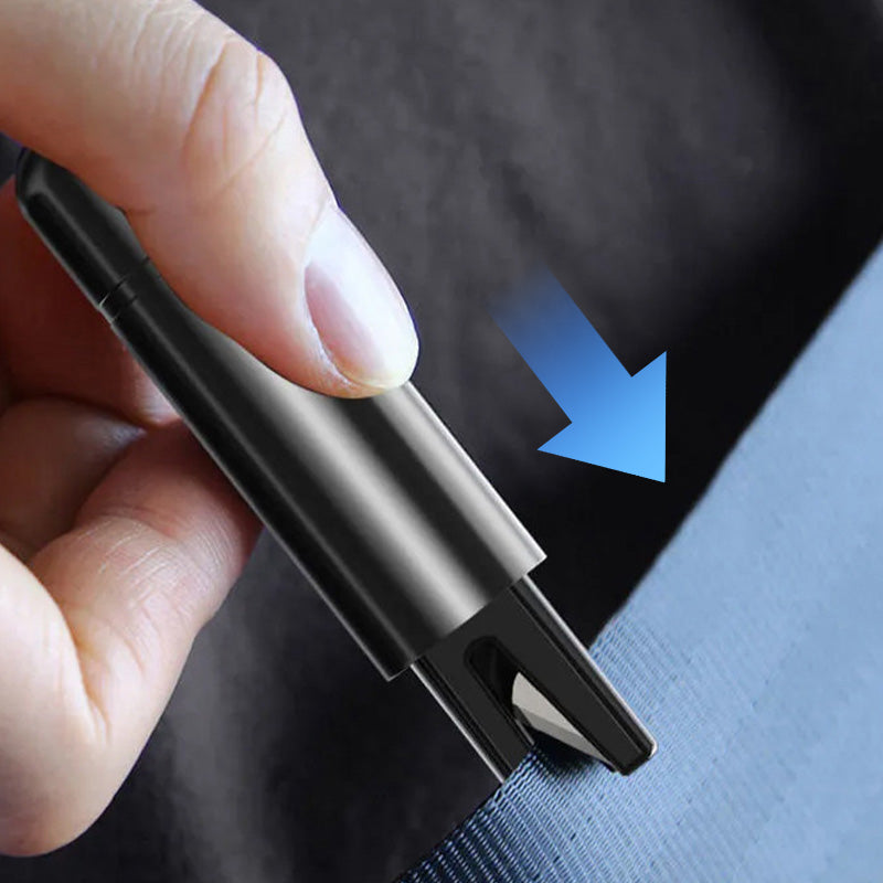 🔥Hot New Products🔥Multi-Functional Dual-Headed Car Safety Hammer💥Out and about driving essentials!