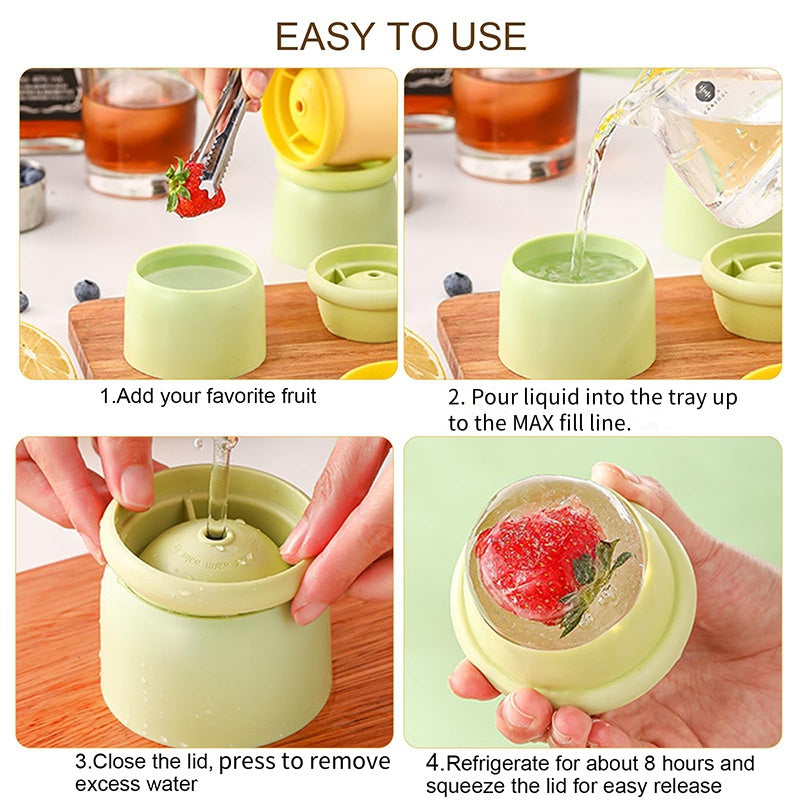 🔥Hot Sale in 2025🎁✨😍 6cm Silicone Ice Ball Mold