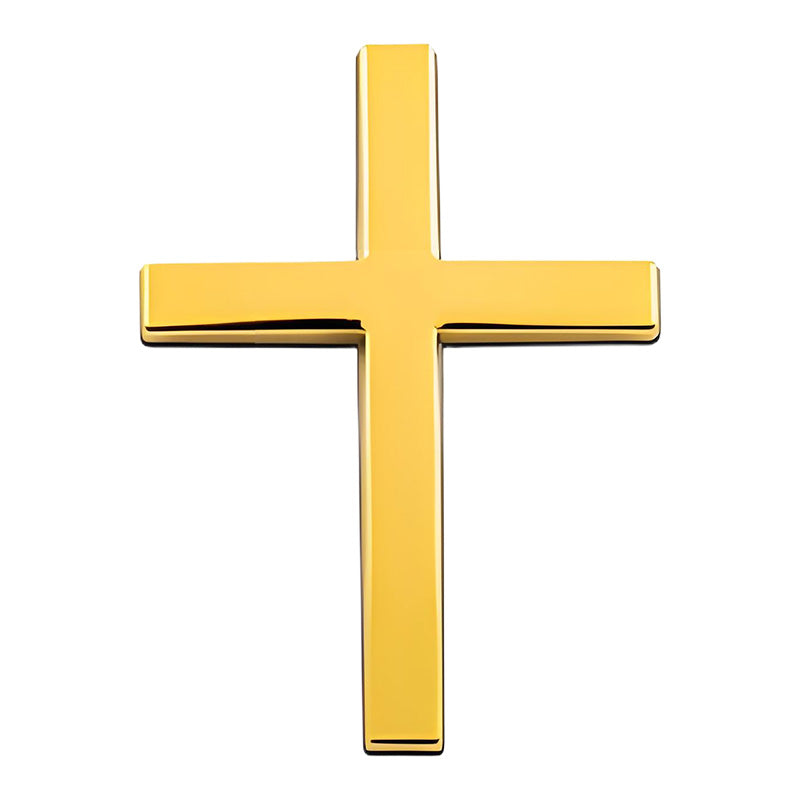 🚗✝️Metal Jesus Christ Cross Badge Stickers|3D Cross Self-Adhesive Car Scratch Cover Sticker