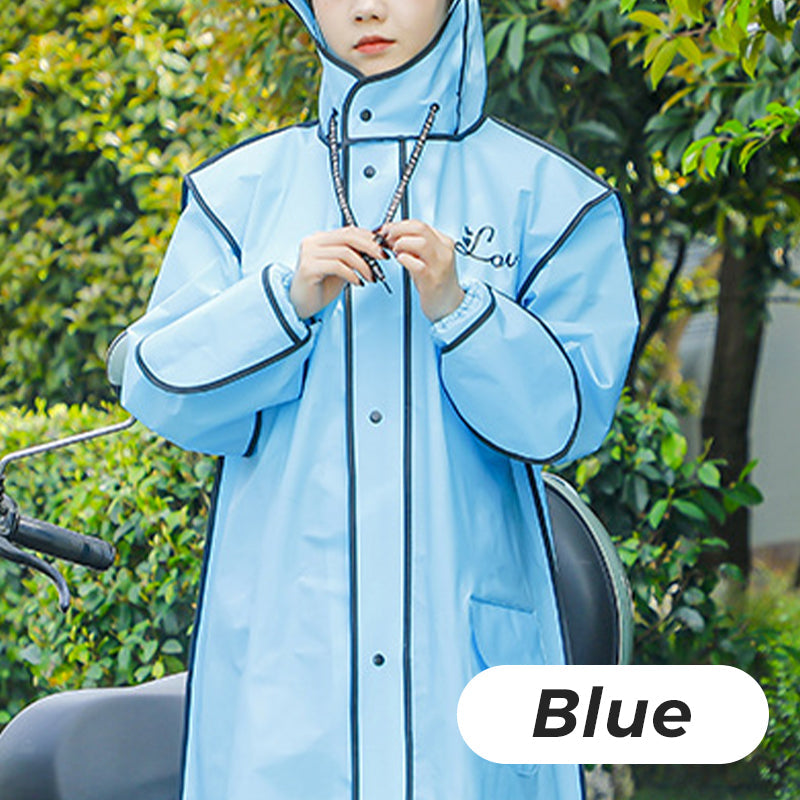 🍂Autumn Sales 49% OFF🥰Reusable Hooded Raincoat with Mask for Adults