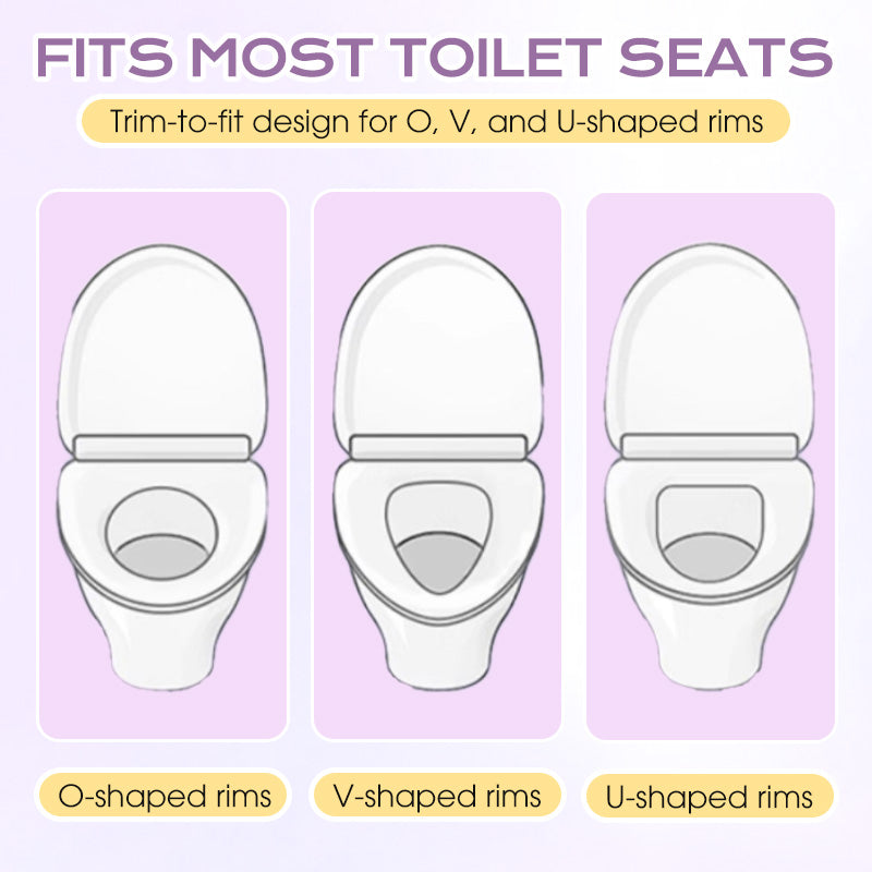 All-Season Adhesive Toilet Seat Cover