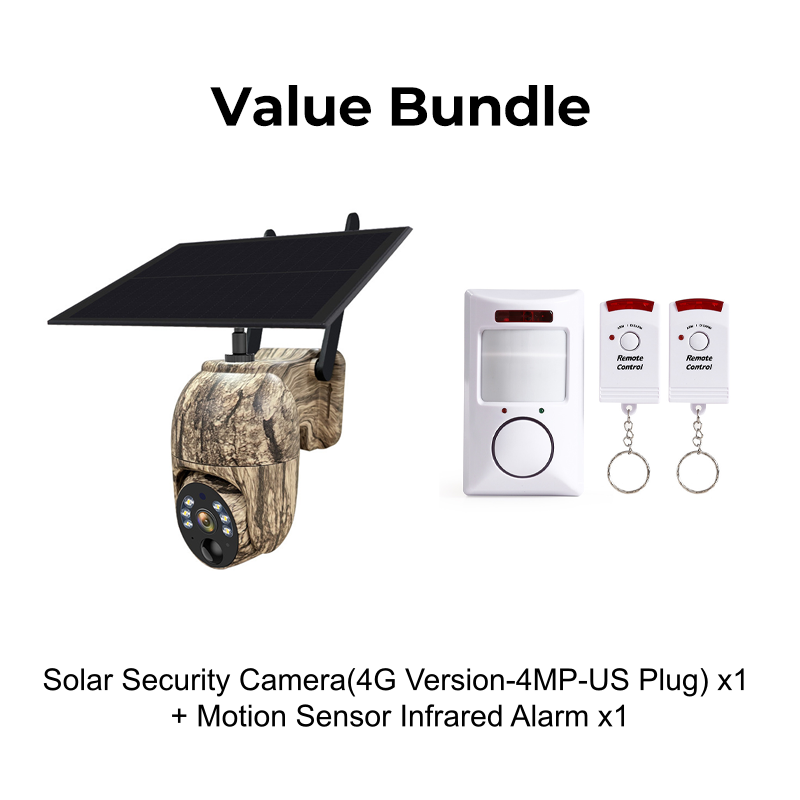 🎥New arrival 40% OFF!⚡ 4MP Solar PTZ Camera – 355° pan & tilt, eliminates blind spots. 🌧️