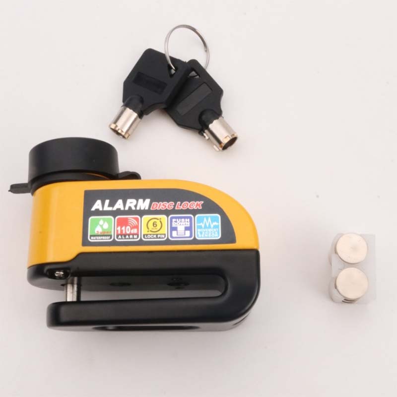 📢📢49% OFF !! ⏰Heavy-Duty Waterproof Disc Brake Lock with Alarm System