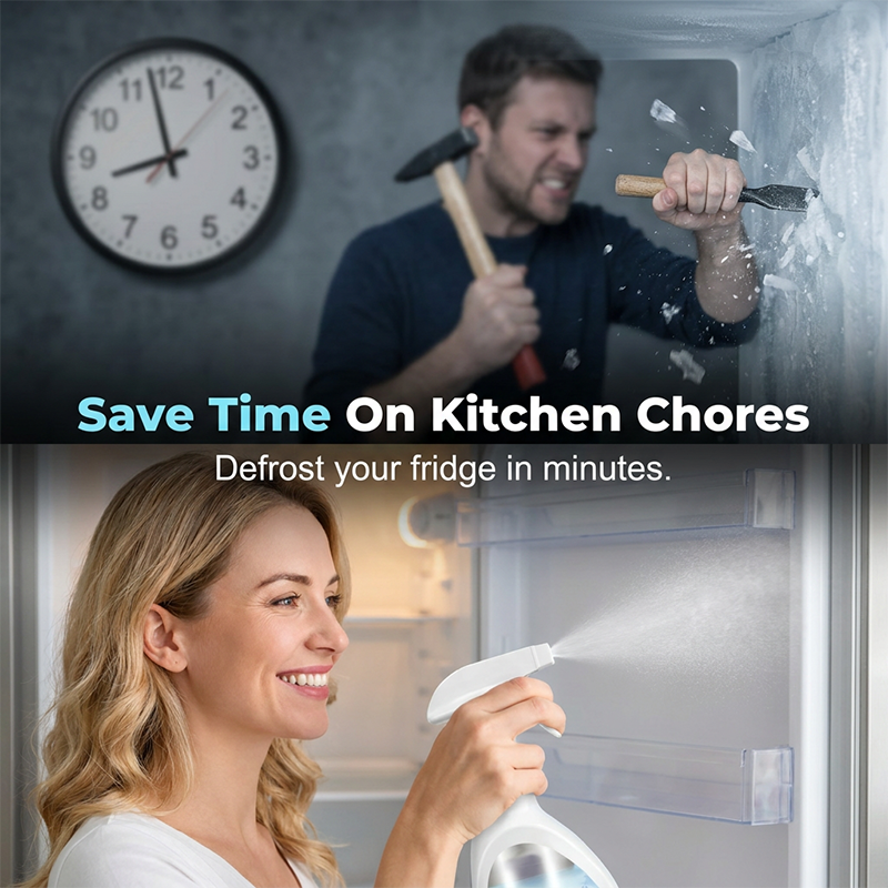💥Large Quantity Get 50% Discount🎁 Refrigerator De-icing Cleaning Spray