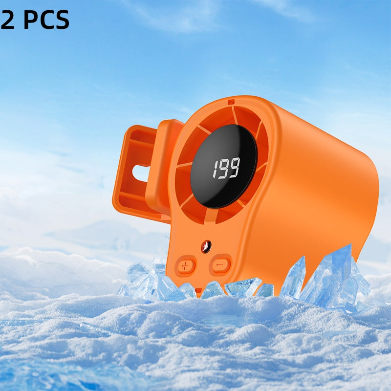 🌀Summer Hot Sale 💨50K+ SOLD!🚙Hands-Free Personal Cooling Fan with LED Display❄️🌬️
