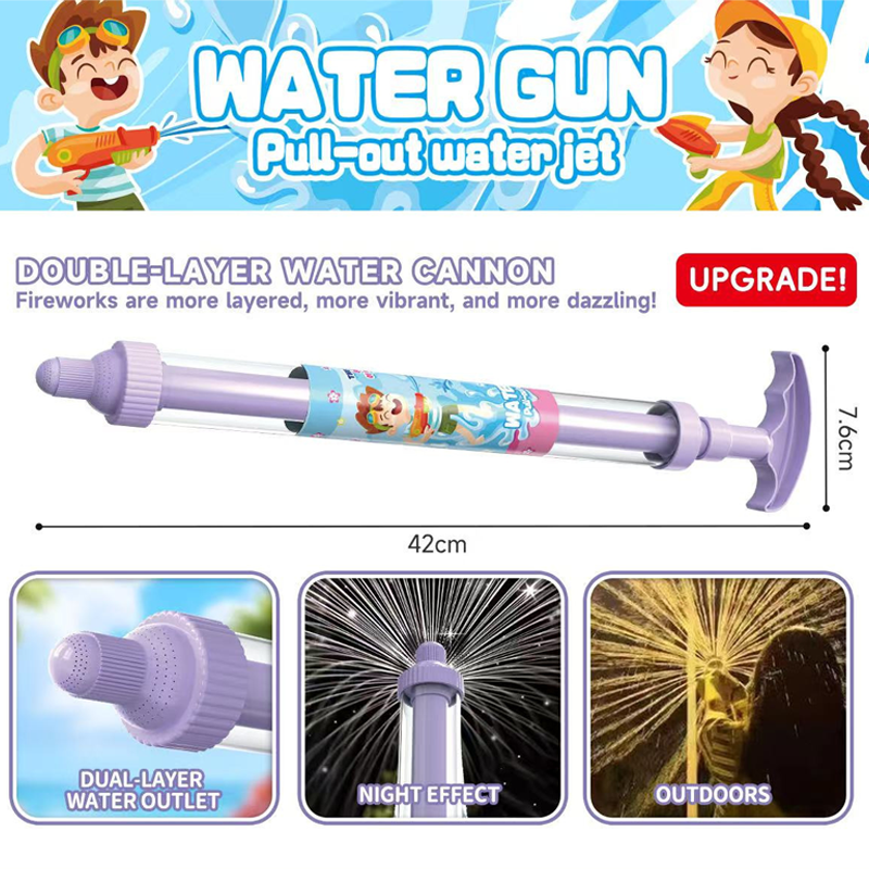 Outdoor Pull-Out Water Blaster for Pool & Beach