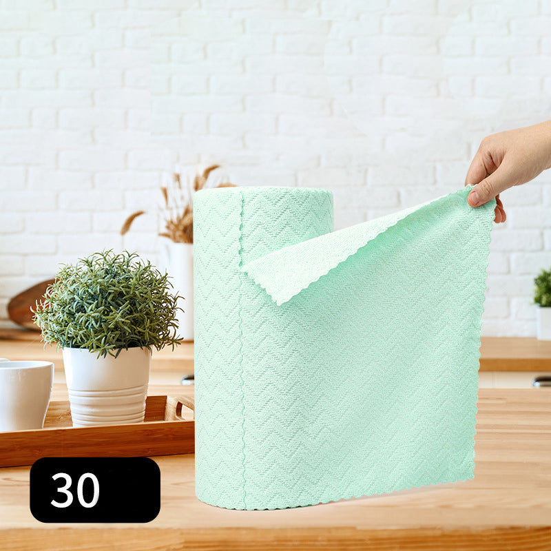 Reusable Microfiber Cleaning Cloth Roll