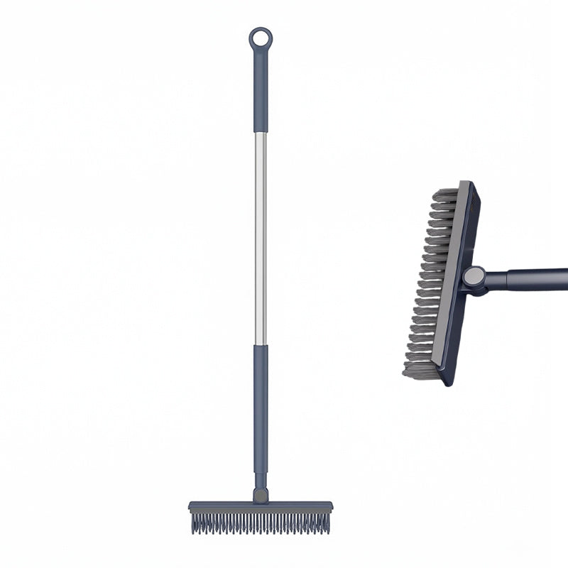 🔥Only £9.99 Last Day Promotion!🎁2-in-1 Grout & Corner Scrubber Brush with Squeegee🧹