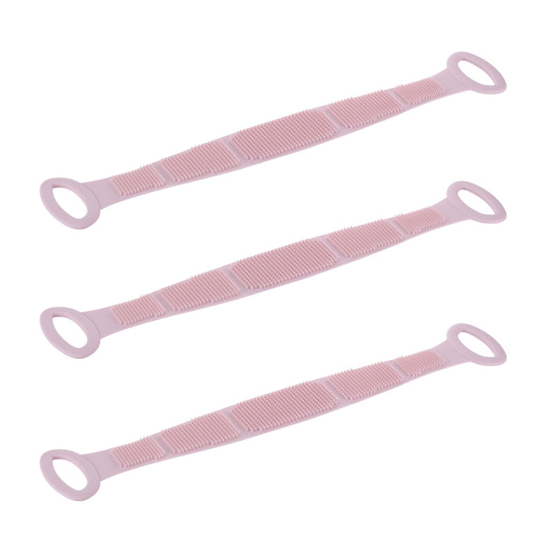 🛀 Boost bathing happiness! Skin becomes smooth and glowing! Dual-Sided Silicone Back Scrubber
