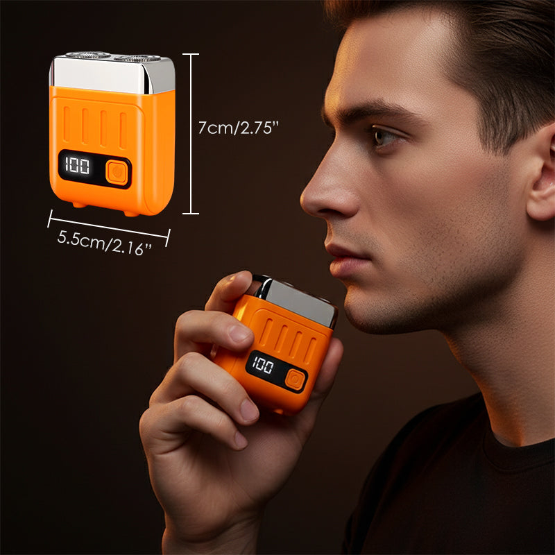 🎉Over 60K Sold 🪒 Mini Powerful Electric Shaver | Pocket USB Travel Razor for Men