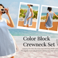 ⏰⏰Hot Sale 50% OFF🔥Women's Casual Color Block Sleeveless Tops Matching Shorts with Pockets