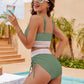 ⏳Last Day Promotion 50% OFF⛱️2026 High Waisted Tummy Control Color Block Bikini Sets