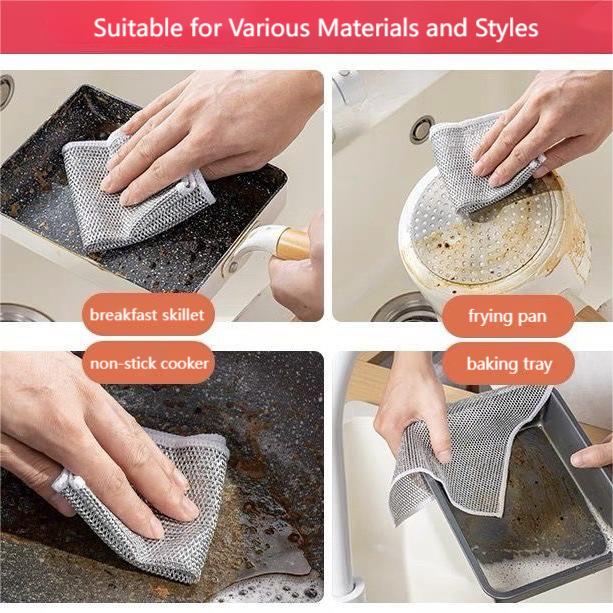 🔥Multipurpose Thread Miracle Cleaning Cloths(10PCS)