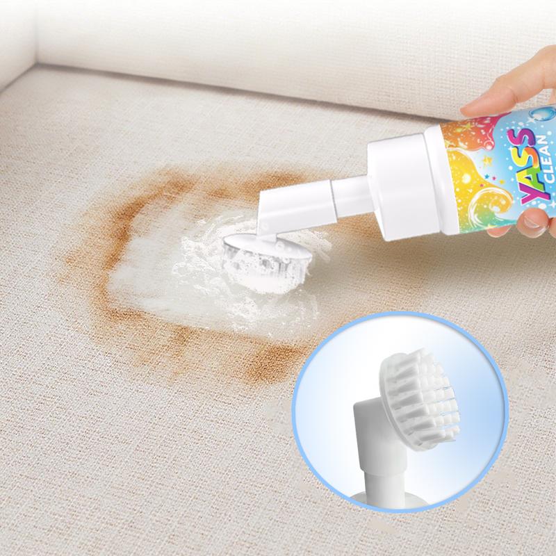 ⏳LAST DAY GET 50% OFF!!💖Yass Clean Magic Foam Cleaner for Carpets & Upholstery – Pet Stain & Odour Remover with Cleaning Brush🧼🪄