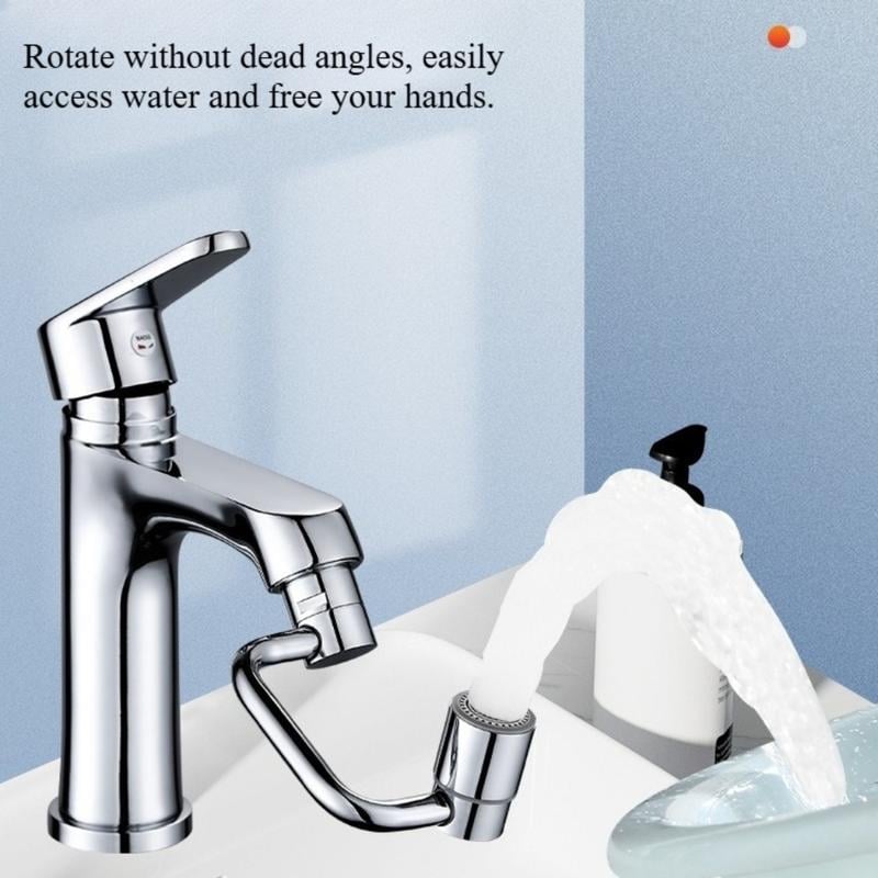 🚰 Upgrade Your Washing Routine - ✨ TTZZ 1080° Rotatable Faucet Aerator Extension - For Effortless, All-Angle Control!