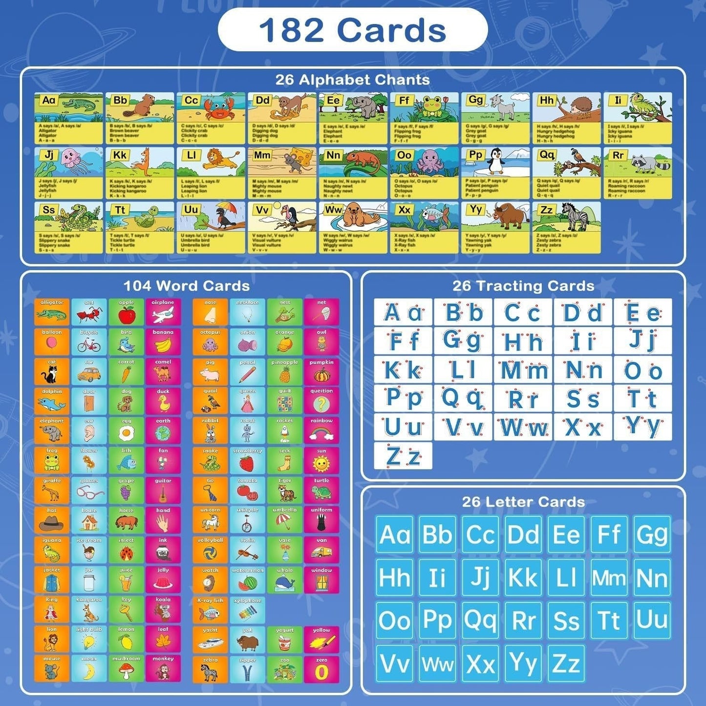 🔥 SALE 50% OFF 📚Alphabet Learning Pocket Chart