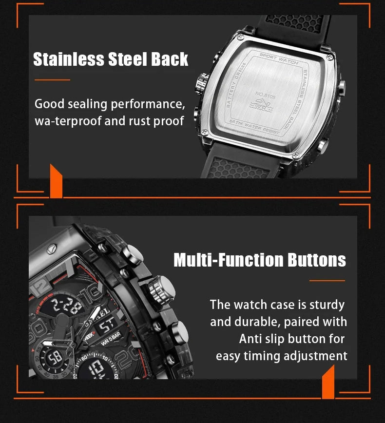 🔥🔥Mid-Year Mega Sale🔥🔥Multi-Function Sport & Casual Digital Watch