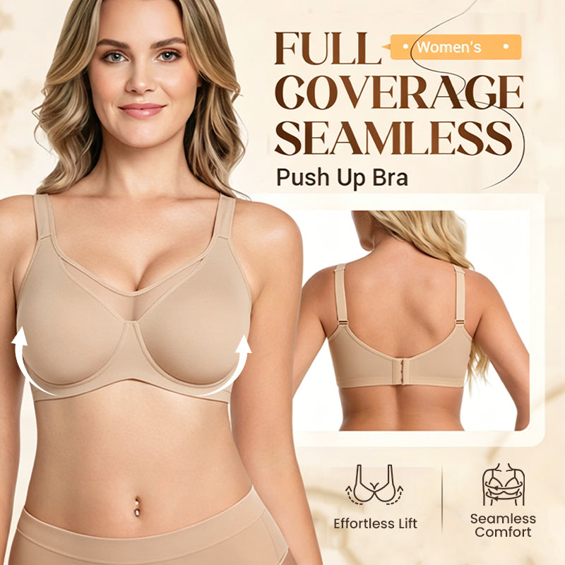 🏆 Last Day Special Price $16.99! 💐Women's Elegant Sheer Full Coverage Plus Size Bra