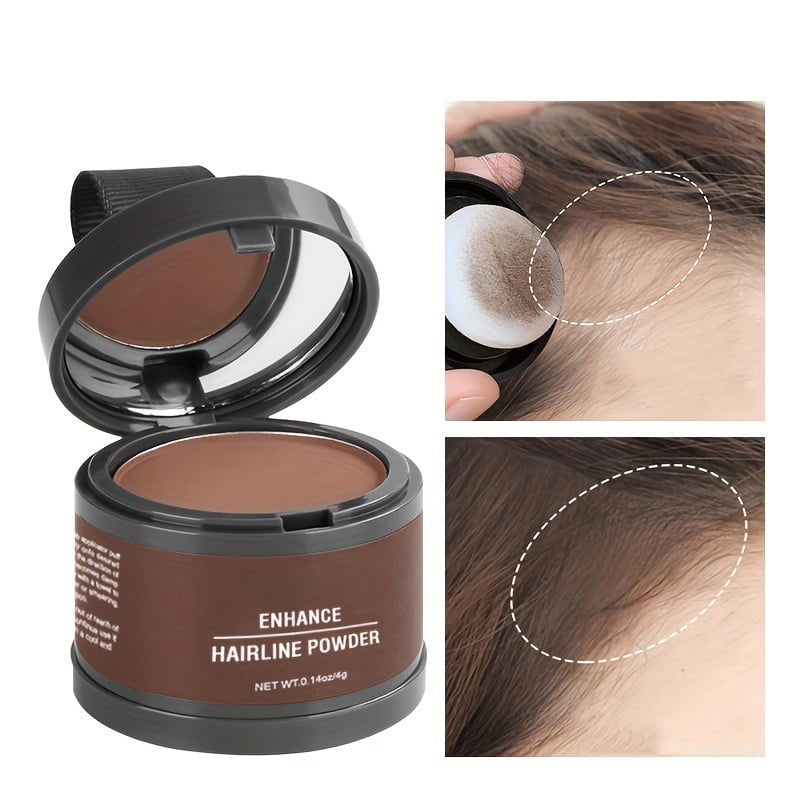 🎉53K+ Sold 💇 Hairline Powder Fit All Hair Color, Waterproof Root Touch Up Concealer For Grey & Sparse Hair