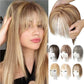 🌸Natural Hair Toppers with Bangs for Women