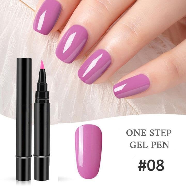 💅 Limited Time Buy 1 Get 1 Free - $19.99! ✨One Step Nail Gel Pen🎨Free handheld mini UV nail lamp💡