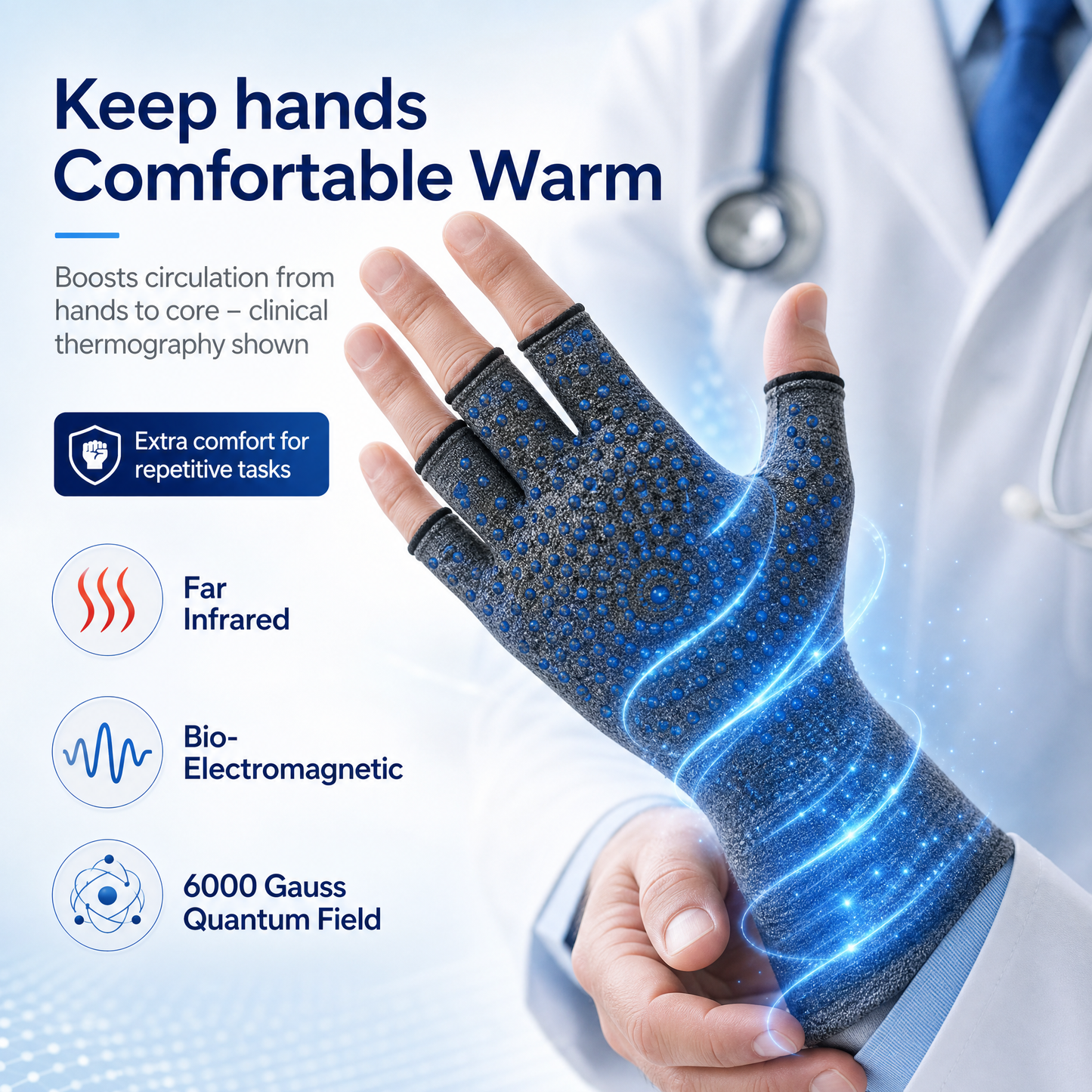 💞50K+ SOLD!🌊💙 50% OFF – UK Award 2025! Quantum Gloves for joint relief, sleep, balance & hormone support. Works like a miracle🌟