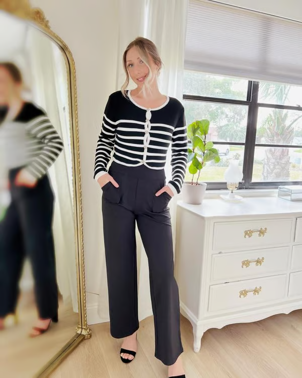 🔥Hot Sale 50% Off🔥Women's High Waist Stretch Casual Yoga Wide Leg Pants