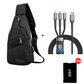 🎒 LIMITED-TIME 50% OFF! ⛰️ Outdoor Sport Sling Pack – Multifunctional, Durable & USB Port – Urban Commuter Essential 🚴‍♂️