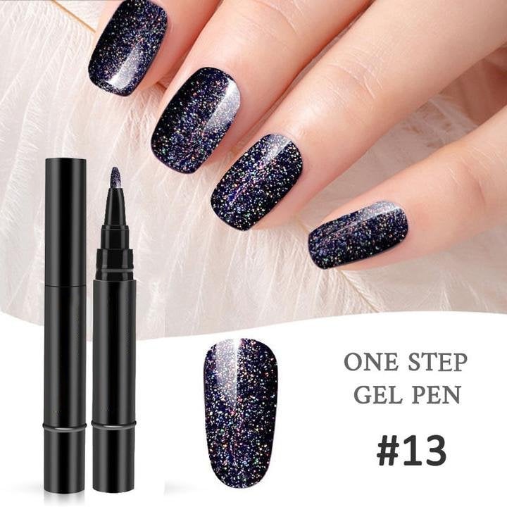💅 Limited Time Buy 1 Get 1 Free - $19.99! ✨One Step Nail Gel Pen🎨Free handheld mini UV nail lamp💡